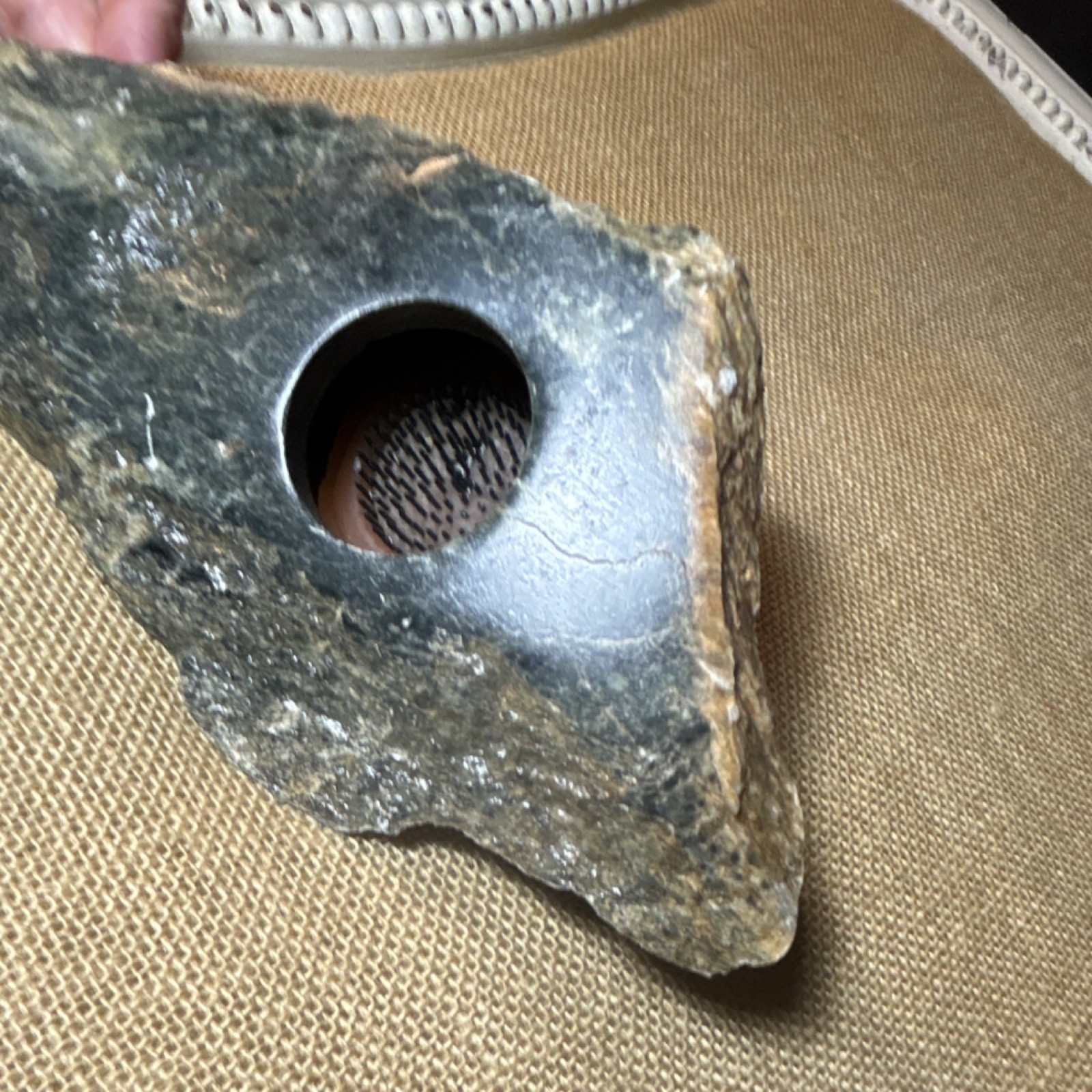 vintage slate stone ikebana vase traditional Japanese flower decor Metal Frog