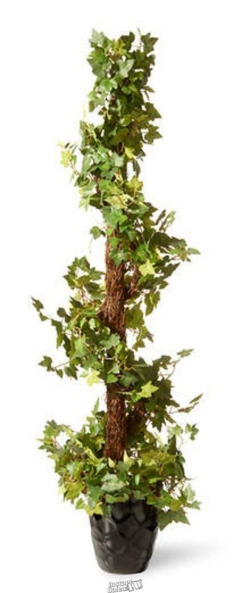 National Tree Company 48″ Ivy Spiral Topiary