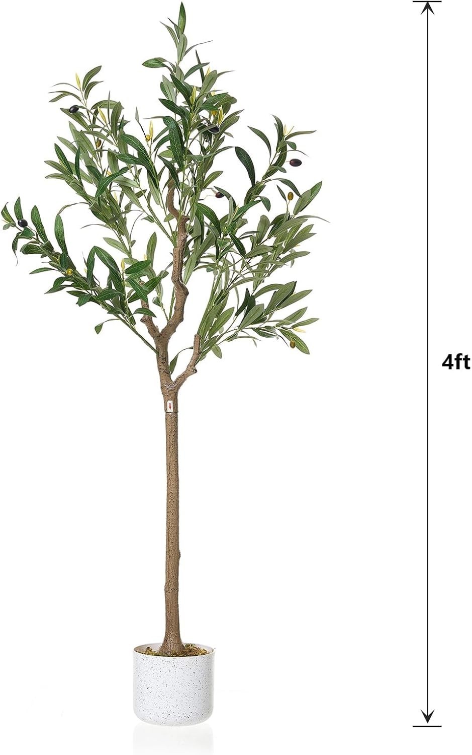 Artificial Olive Tree Faux Realistic Olive Trees with Branches and Fruits Decor