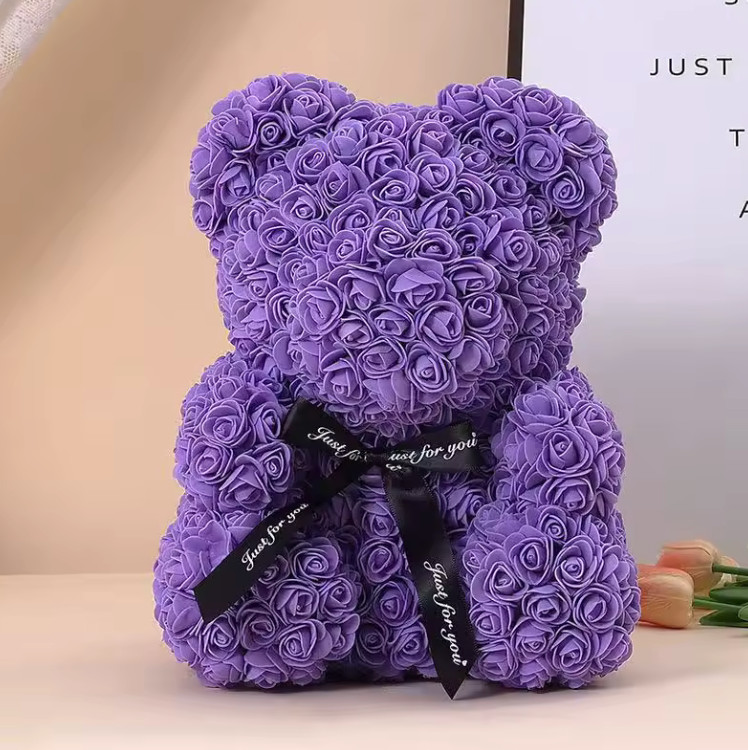 25cm Rose Teddy Bear Gift Box – Romantic Valentine’s Day Present for Her, Annive