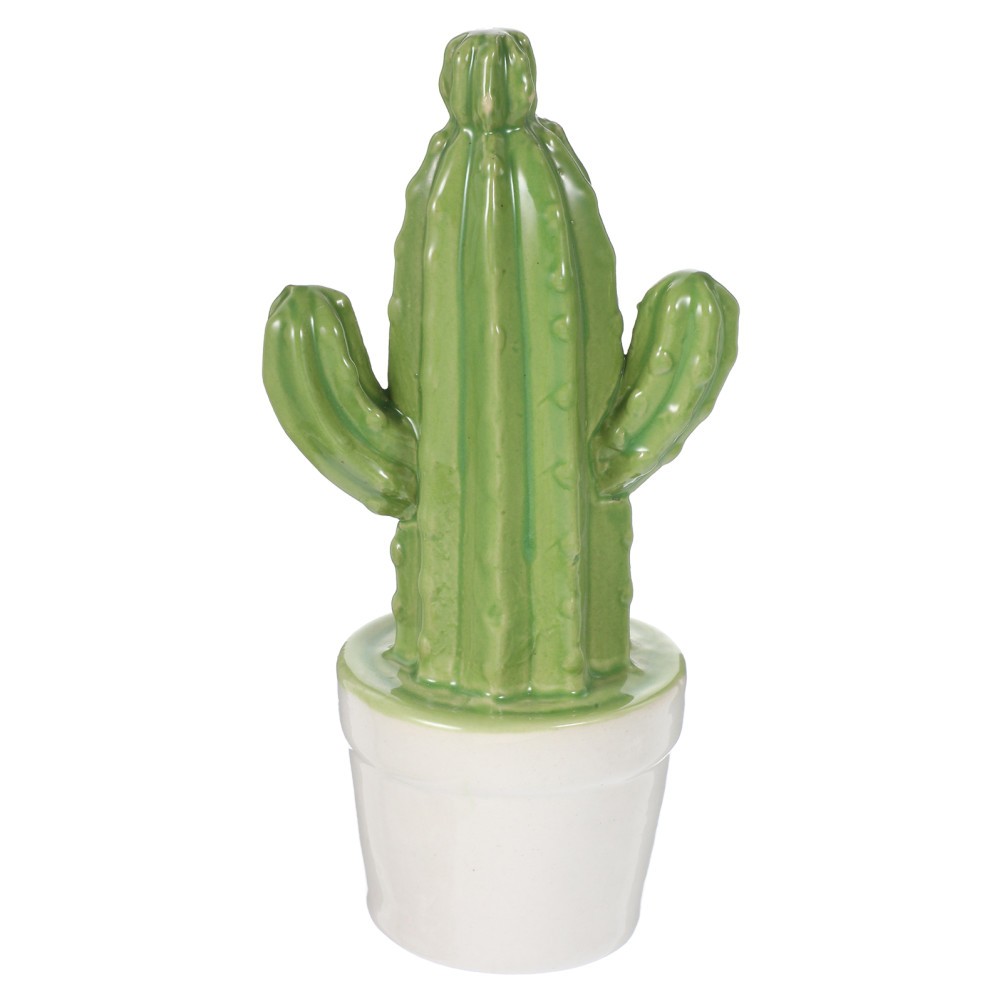 Artificial Small Ceramic Cactus Plant Fake Bonsai Ornament For Office Home