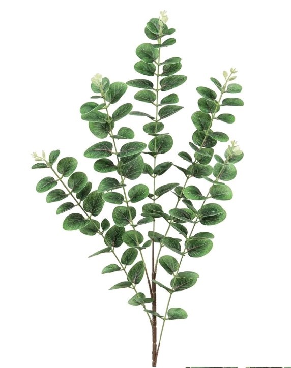 NWOT Bundle Of 31″ Real Touch Deep Green Faux Eucalyptus Stems!!