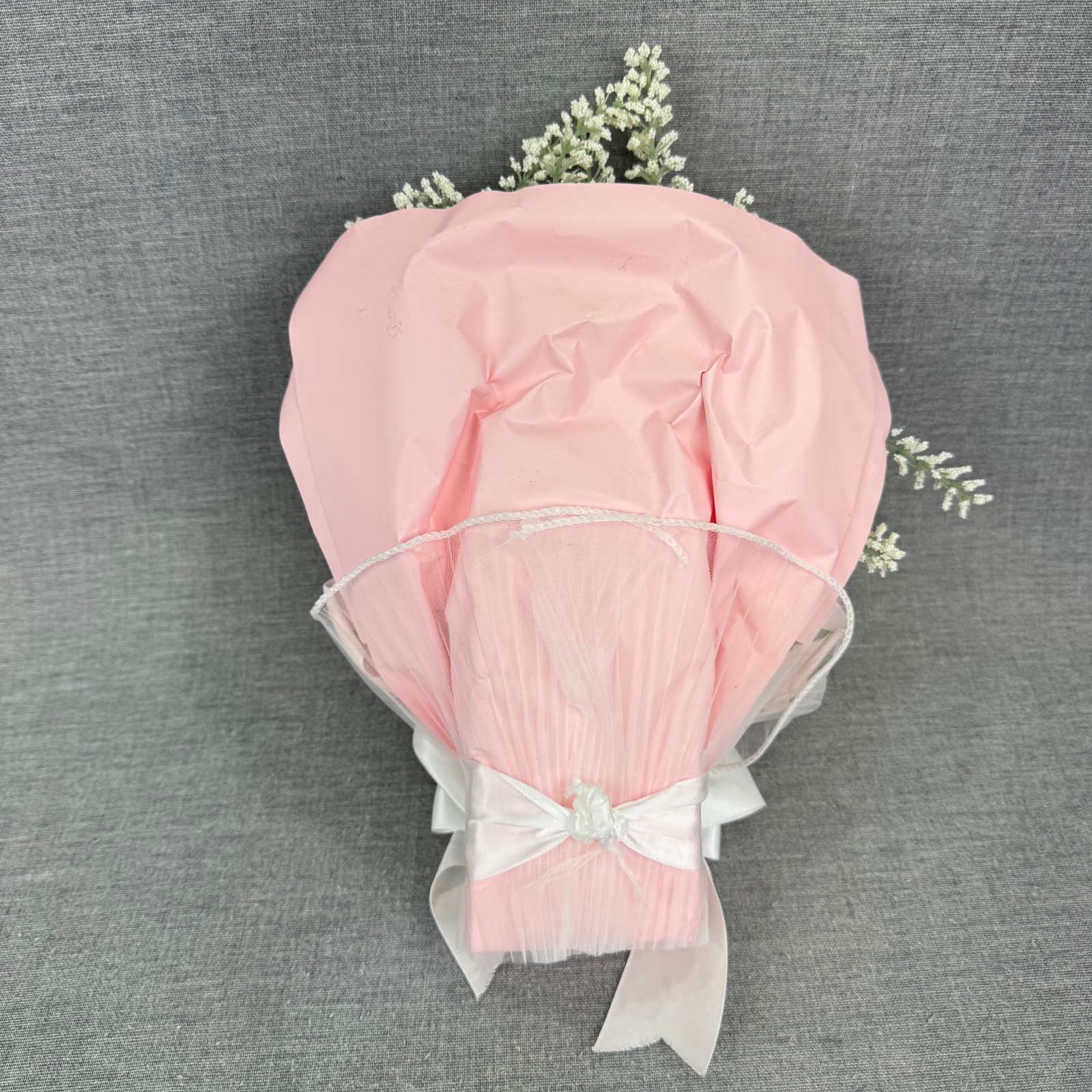 Sanrio My Melody Plush Flower Bouquet Pink Roses Gift Arrangement Decor Kawaii