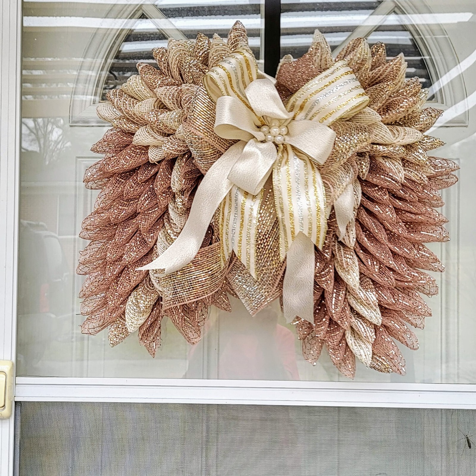 wreaths for front door, angel wings, choose your color, funeral wreath, wreath