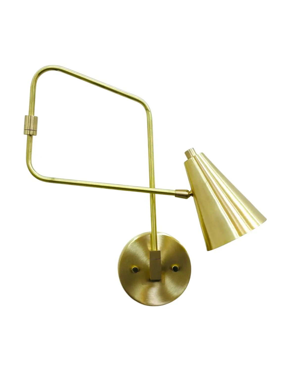 Swing Arm Vintage Wall Sconce Stilnovo Style Single Light Articulated Reading Sc