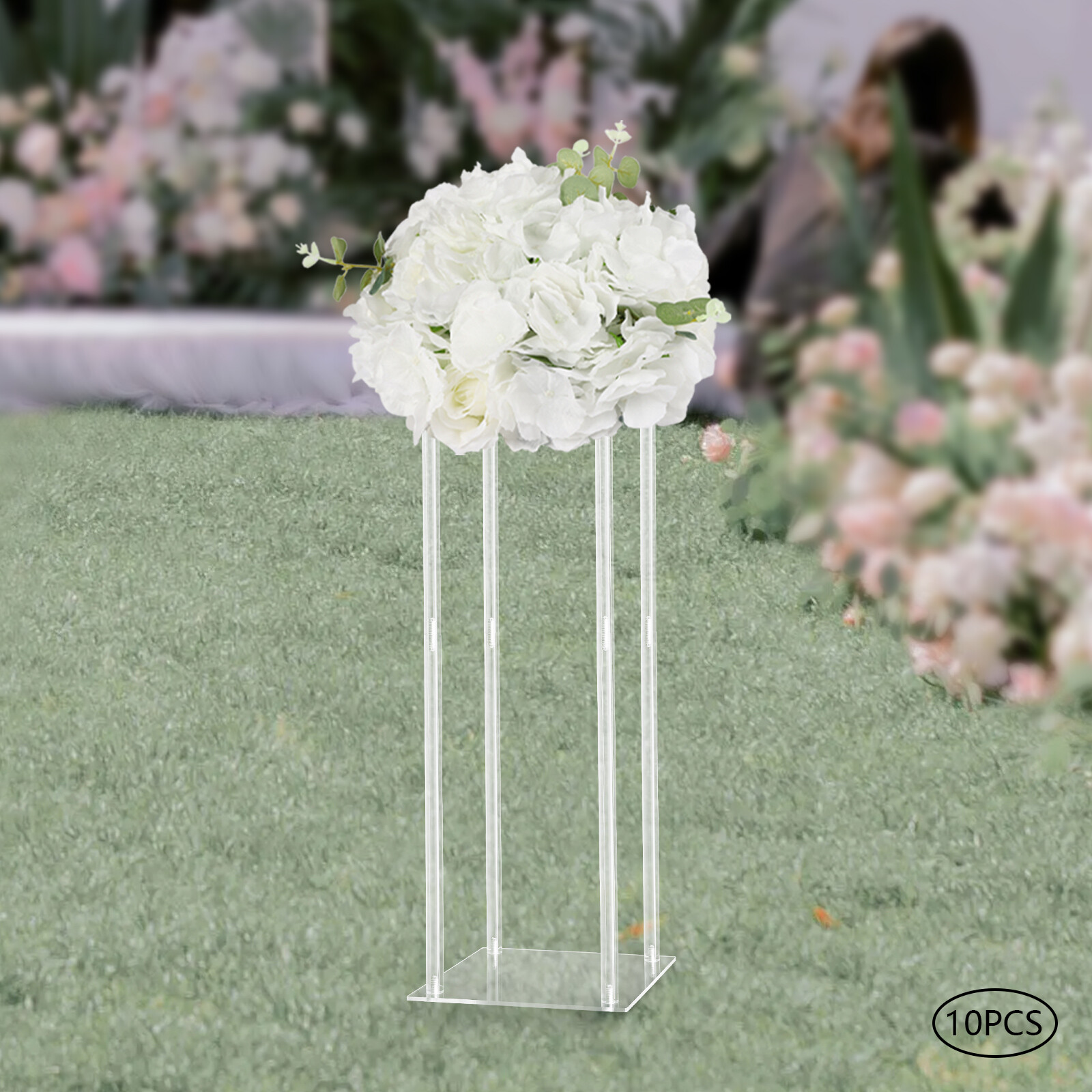 10X Handmade Artificial Flower Balls for Weddings, Parties, and Decor