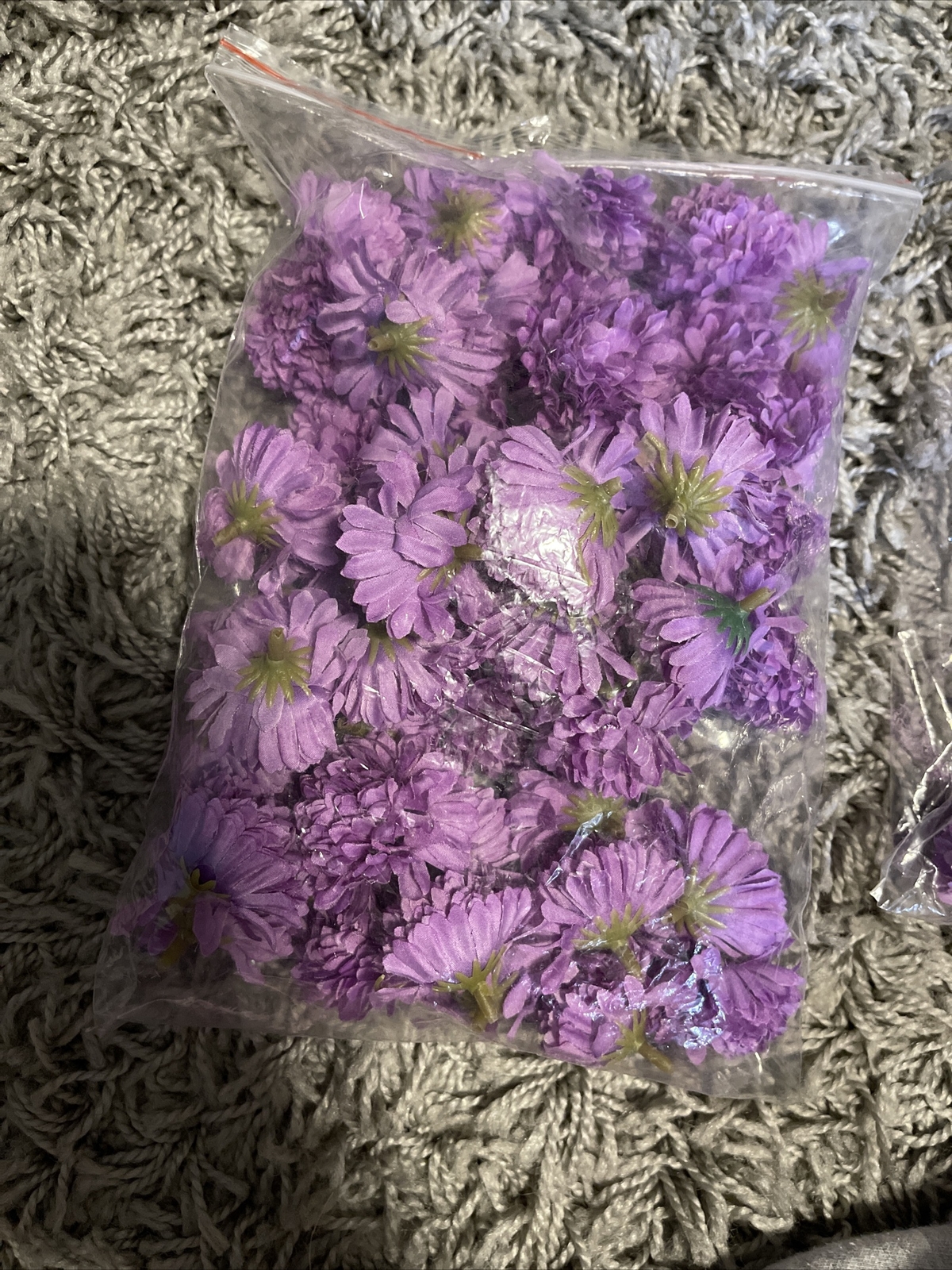 50pc Hydrangea Artificial Flowers Violet