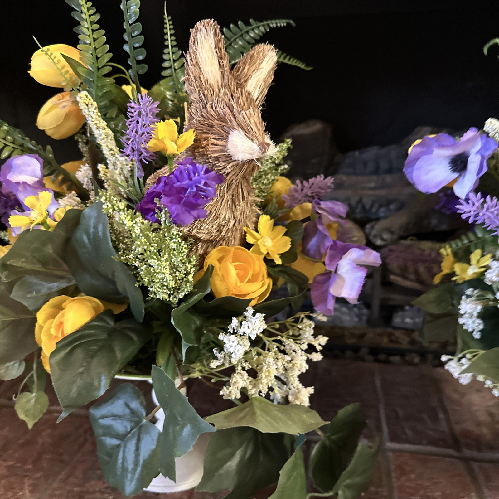 Pair Of Custom Designed Spring Centerpiece Or Table Florals