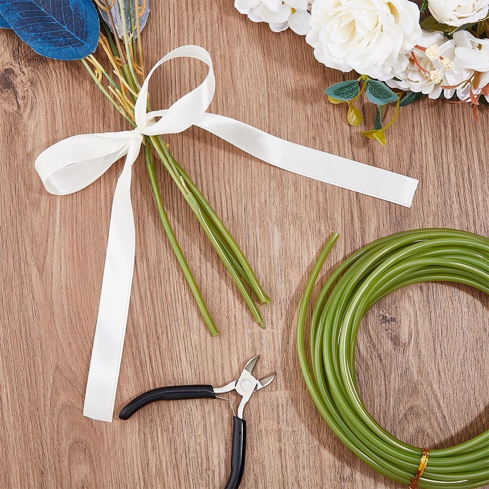 10m/32.8ft Green Tubing Roll Flower Tubes Flower Bouquets Artificial Accessor…
