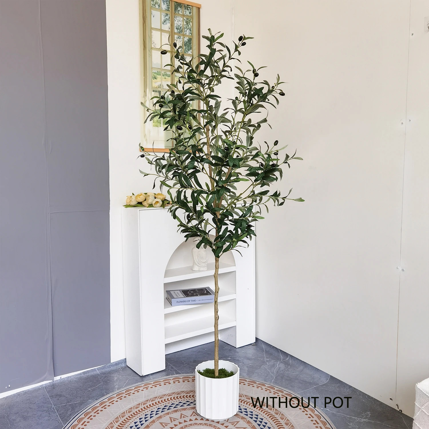 120-180cm Artificial Olive Tree Branch Without Pot Modern Minimalist Fake Plant