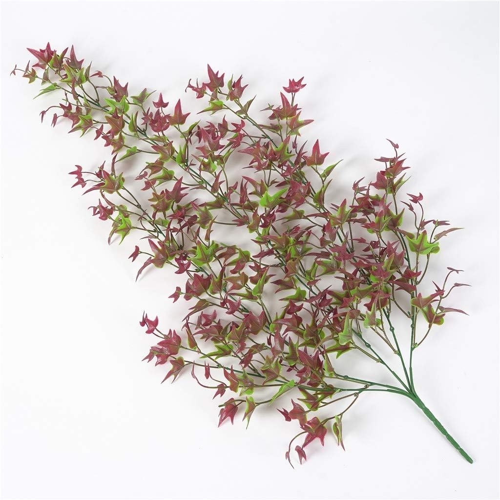 Lifelike Red Ivy Vine – Perfect for Indoor and Outdoor Decoration, 2 Packs