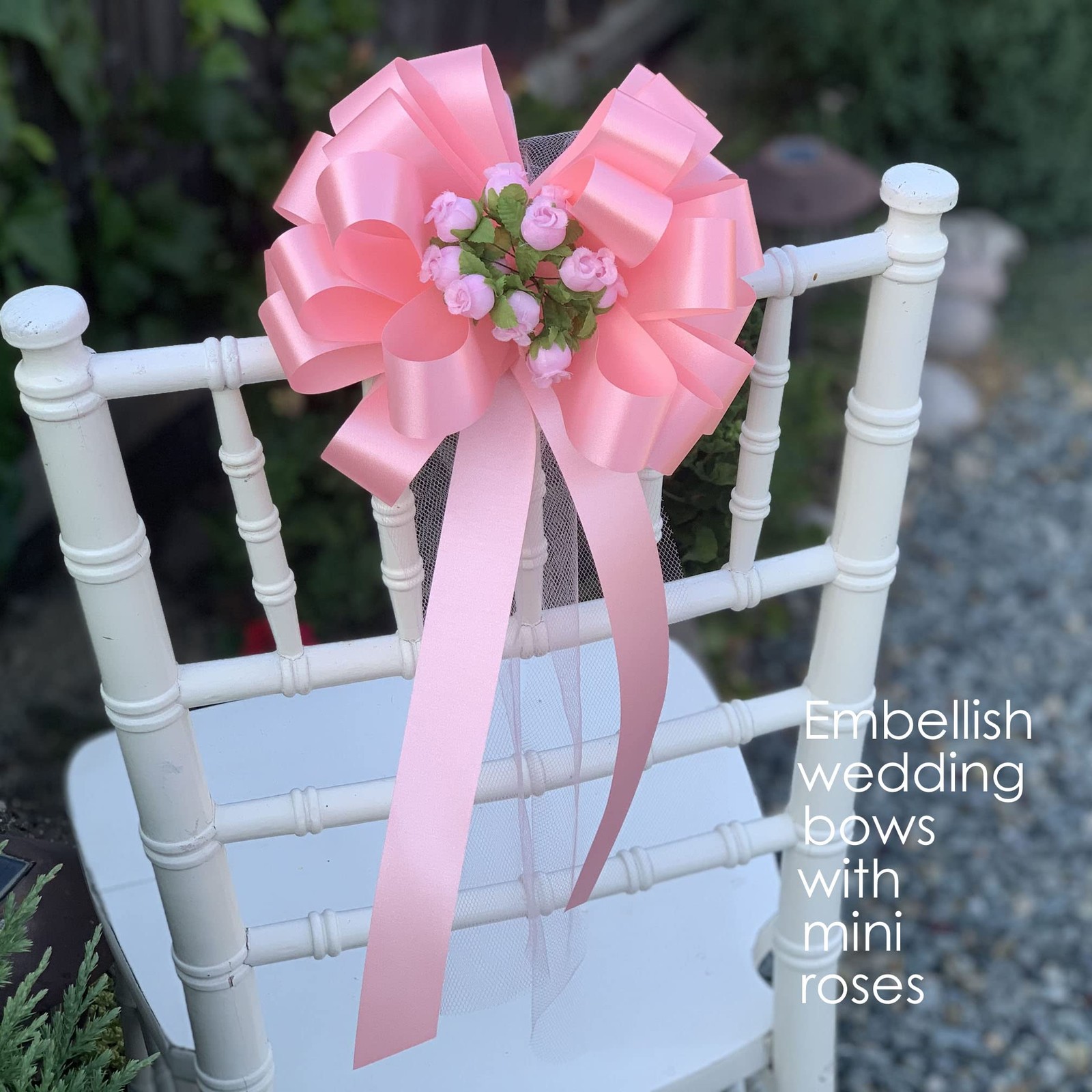 144 PCS Rose Petal Pink Artificial Silk Flower Roses Bouquets Wedding Decor