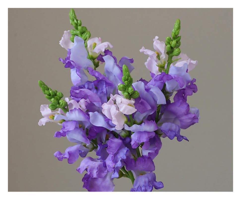 6 Pieces Artificial Delphinium Flowers,16″Artificial Silk Flowers Hyacinth,Si…