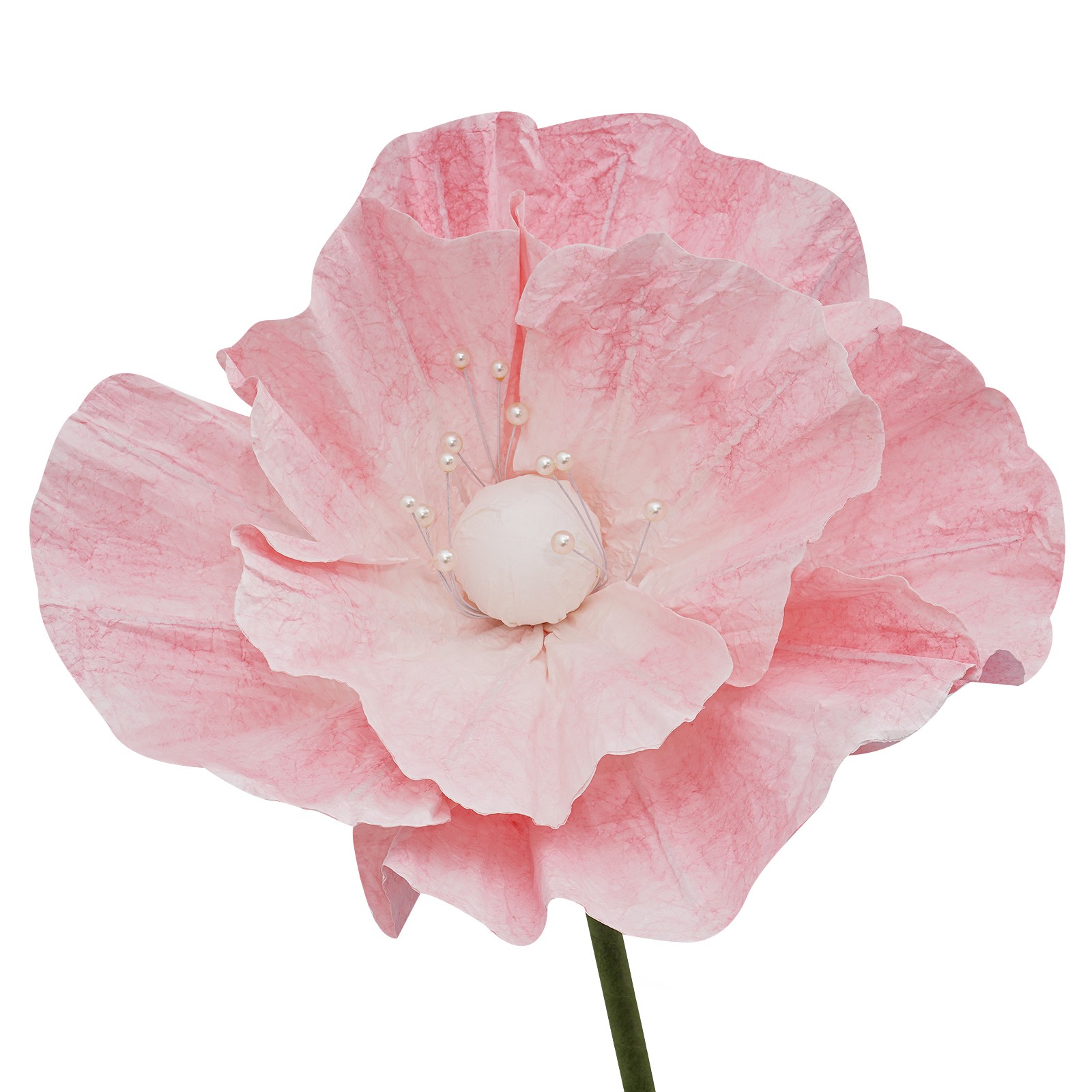 Large Artificial Flowers with Stems and Base, Huge Artificial Flower for Party