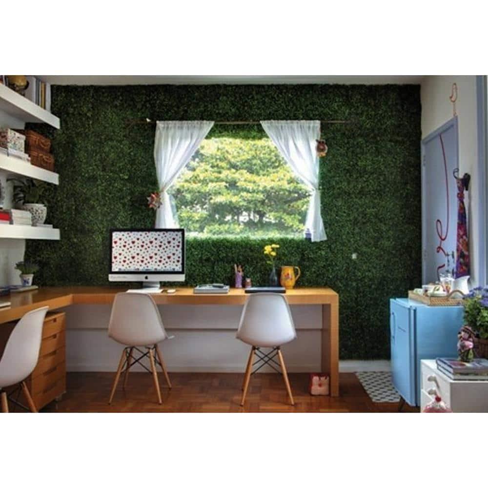 Ejoy Artificial Boxwood Hedge Privacy Screen Mat Indoor/Outdoor 20″x20″ Set-4