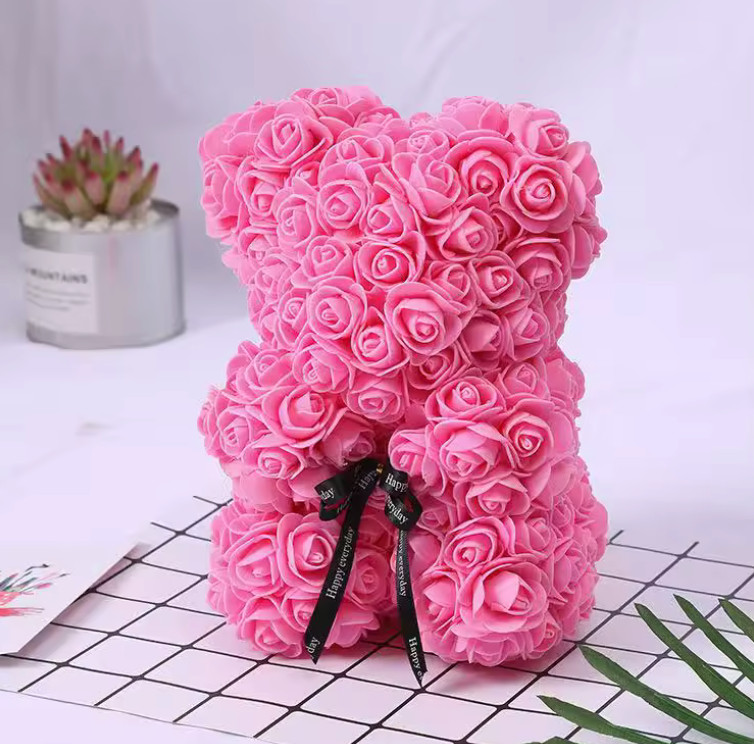 25cm Rose Teddy Bear Gift Box – Romantic Valentine’s Day Present for Her, Annive