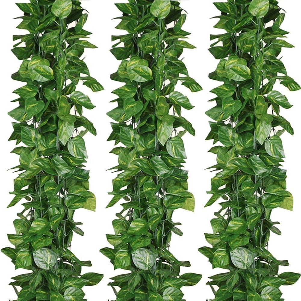 84 feet Artificial Vines Greenery Garland Fake Hanging Leaves Faux Foliage Pl…