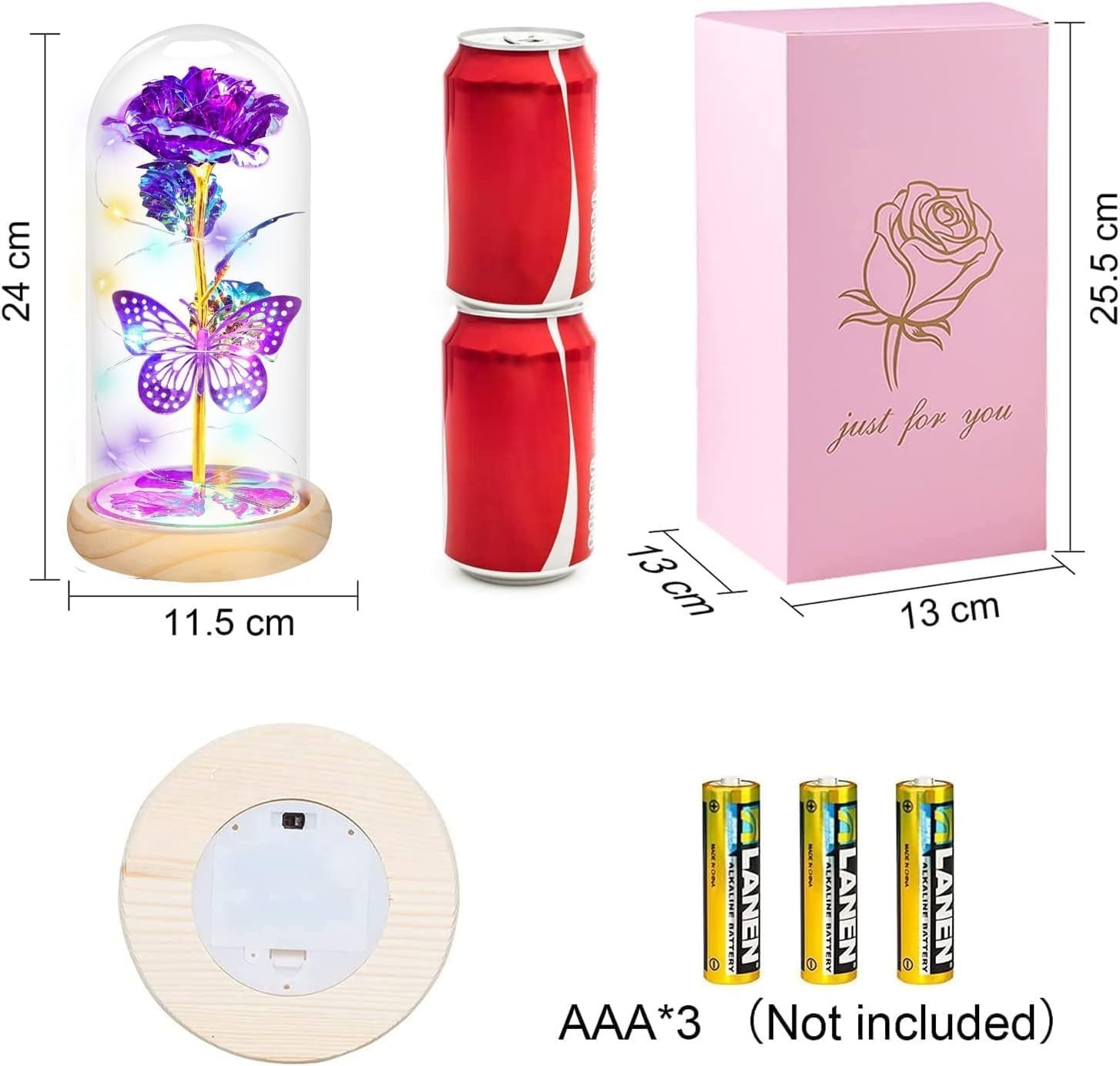 Valentines Day Rose Gifts for Her,Valentines Day Flowers Gifts for Mom Women Gir