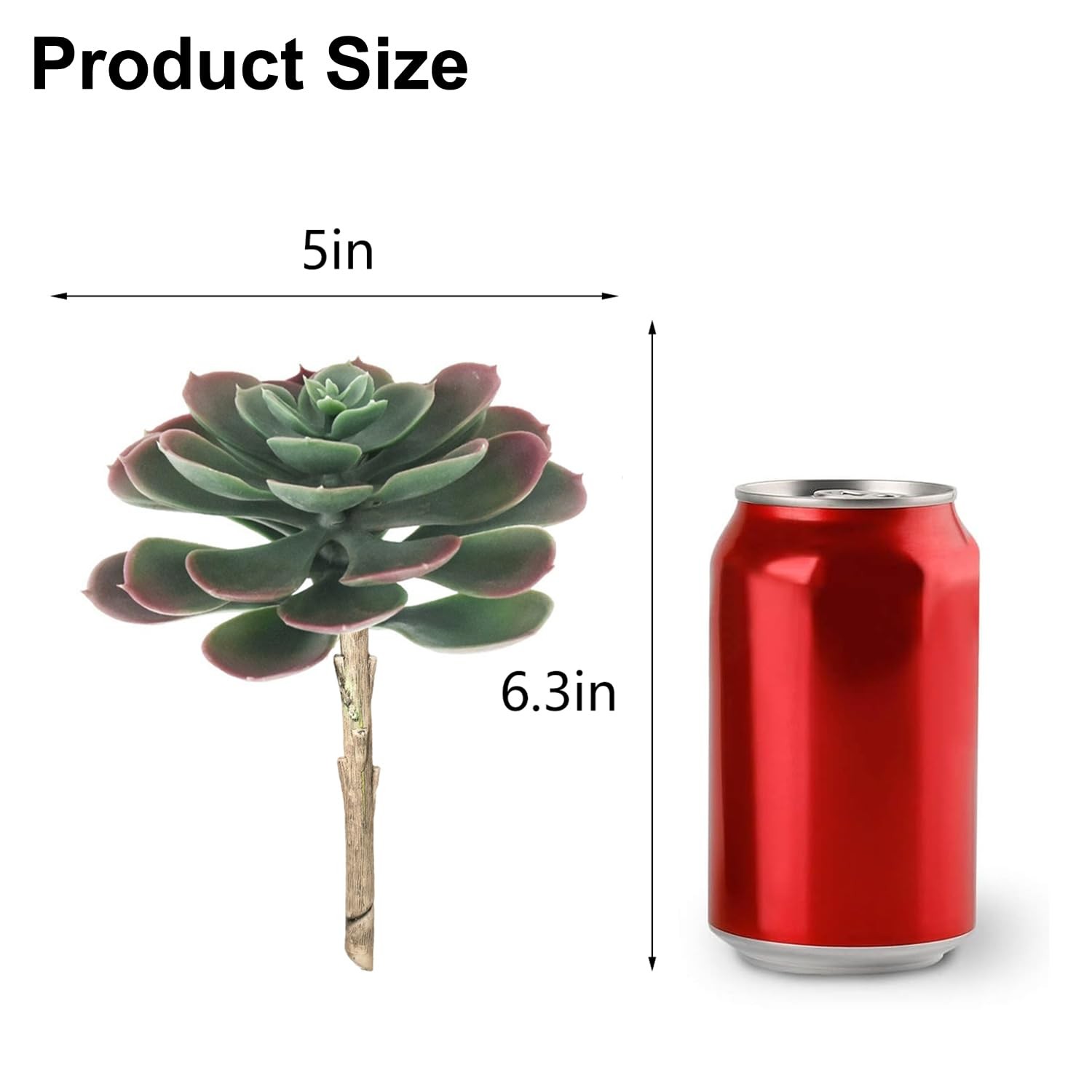 2Pcs Artificial Succulent Plants, Lotus Flower Realistic Fake Succulents, Fak…