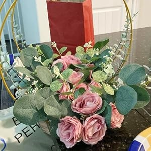 Mixed Eucalyptus Leaves Stems Bulk Artificial Silver Dollar Leaves Picks Dried