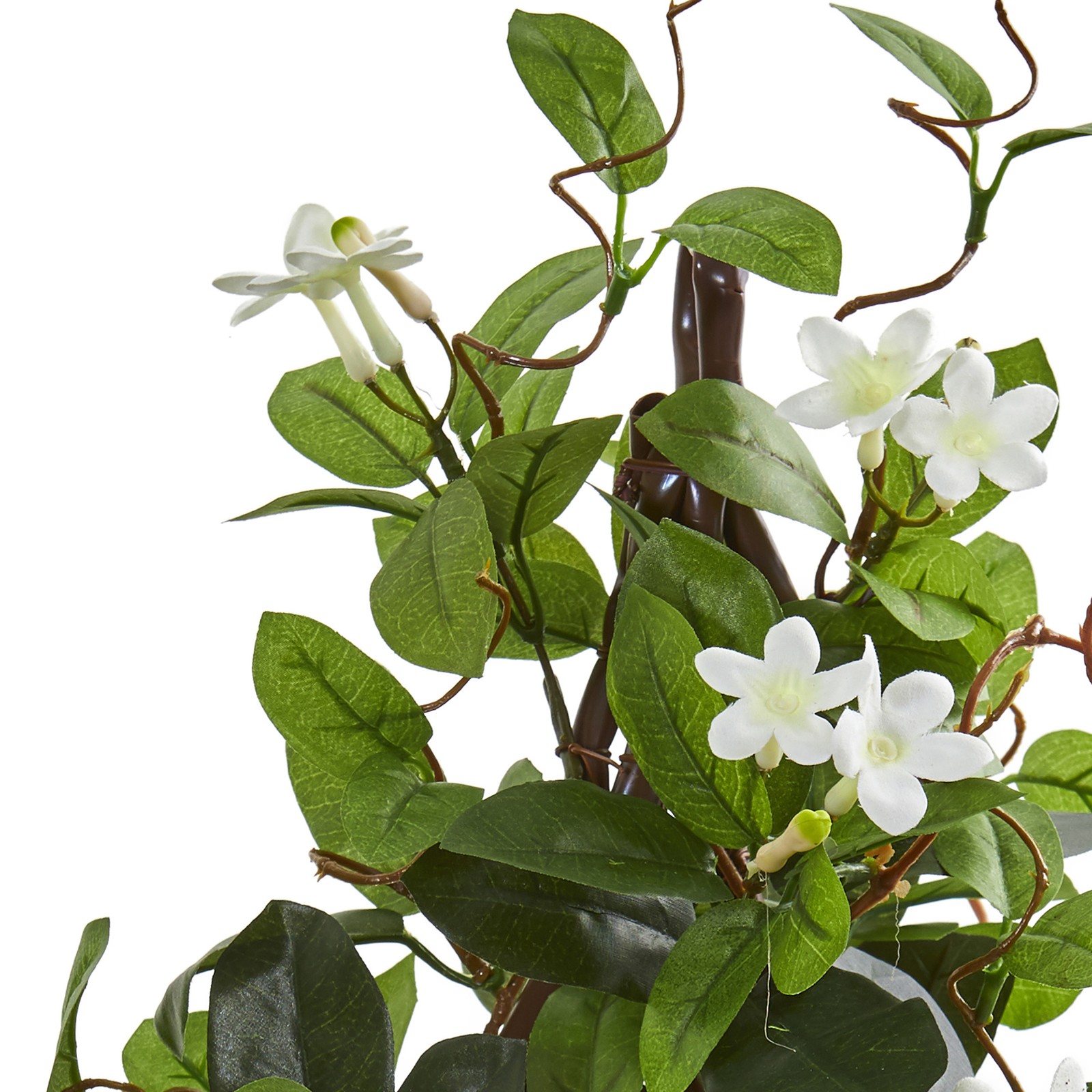 Nearly Natural 24″ Stephanotis Artificial Climbing Plant in White
