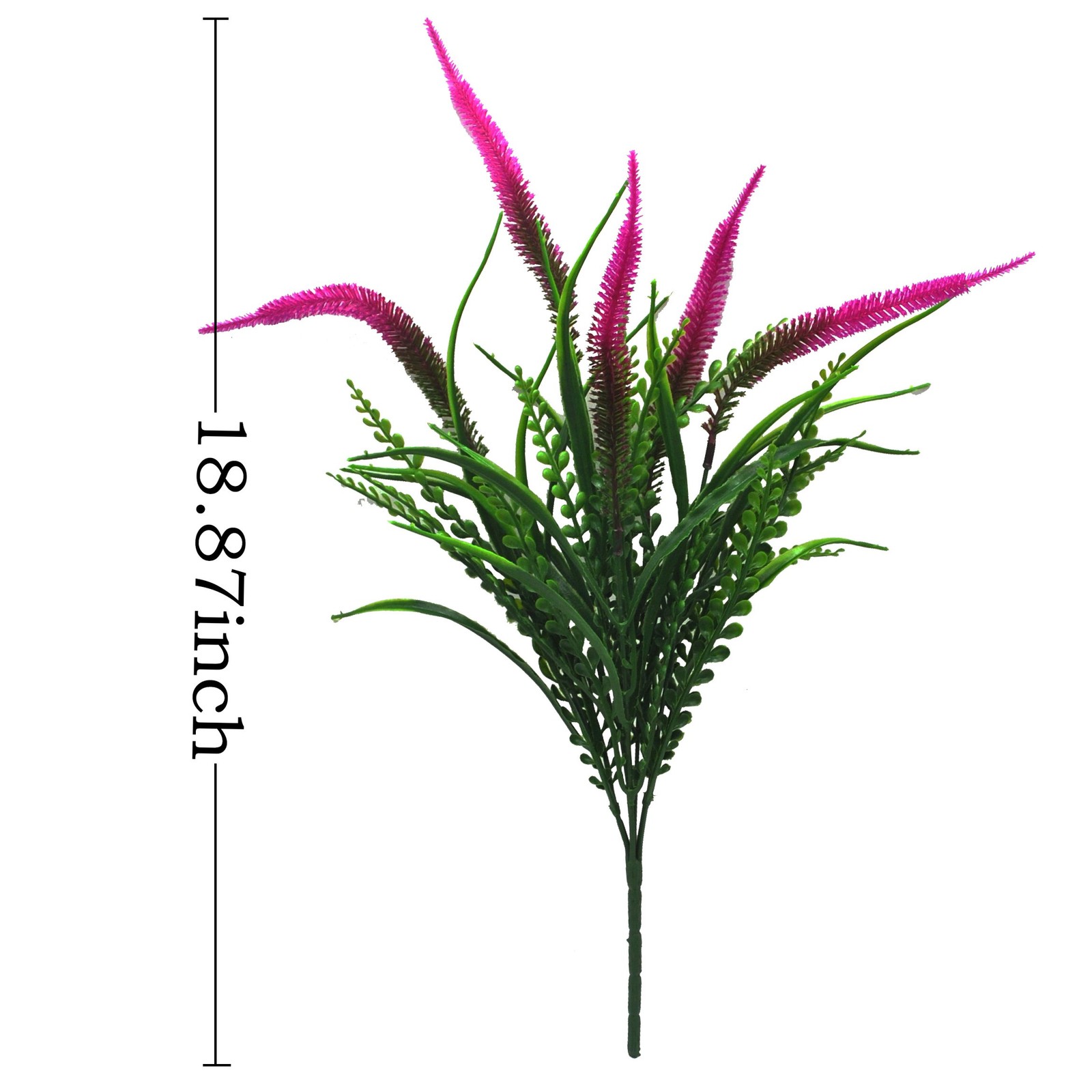 Artificial Plants 9.6″ Wide X 18.87″ Length UV Resistant Faux Plastic – Indoor