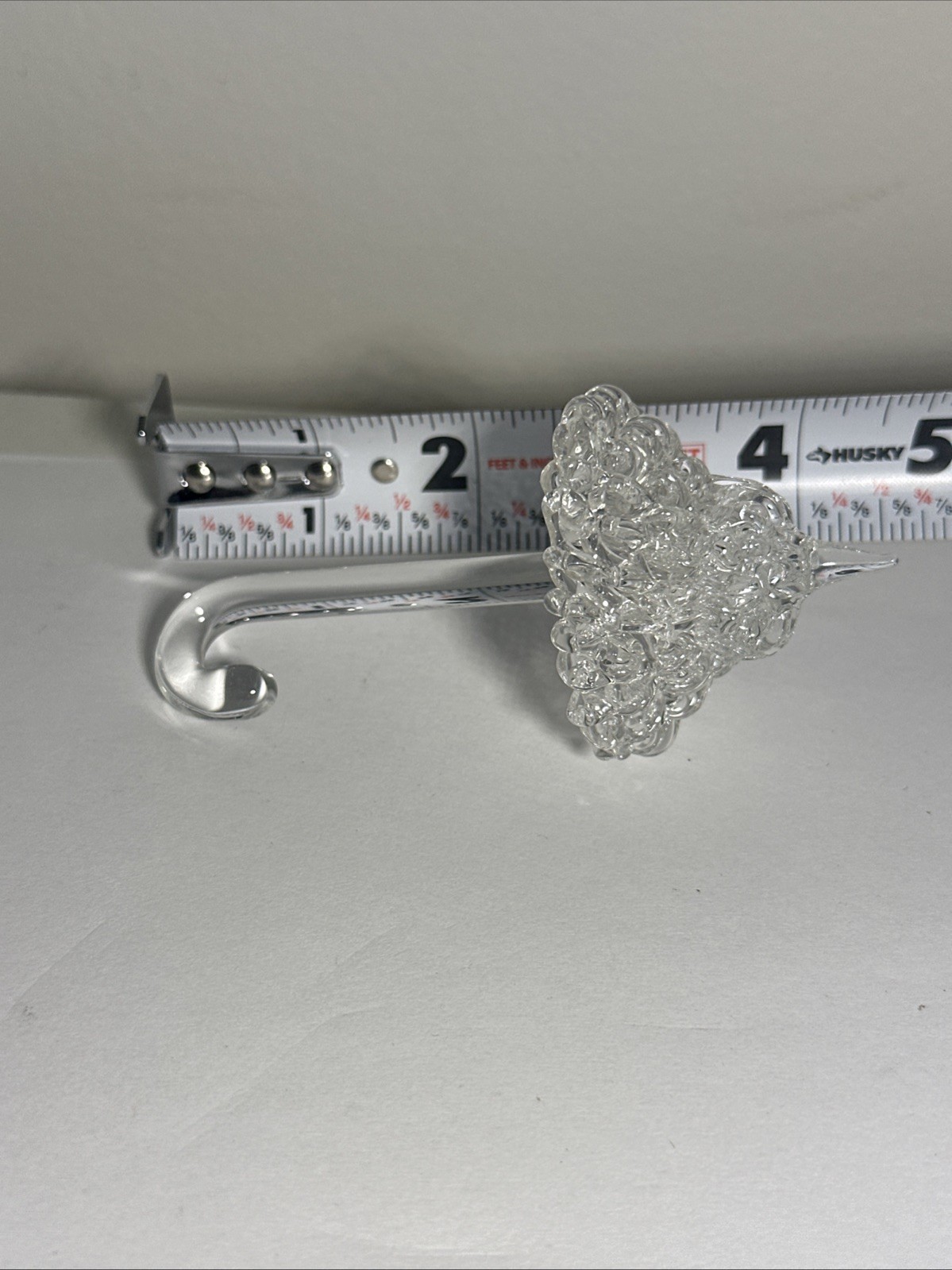 Crystal Umbrella Paperweight Figurine Desktop Tabletop 4.5”