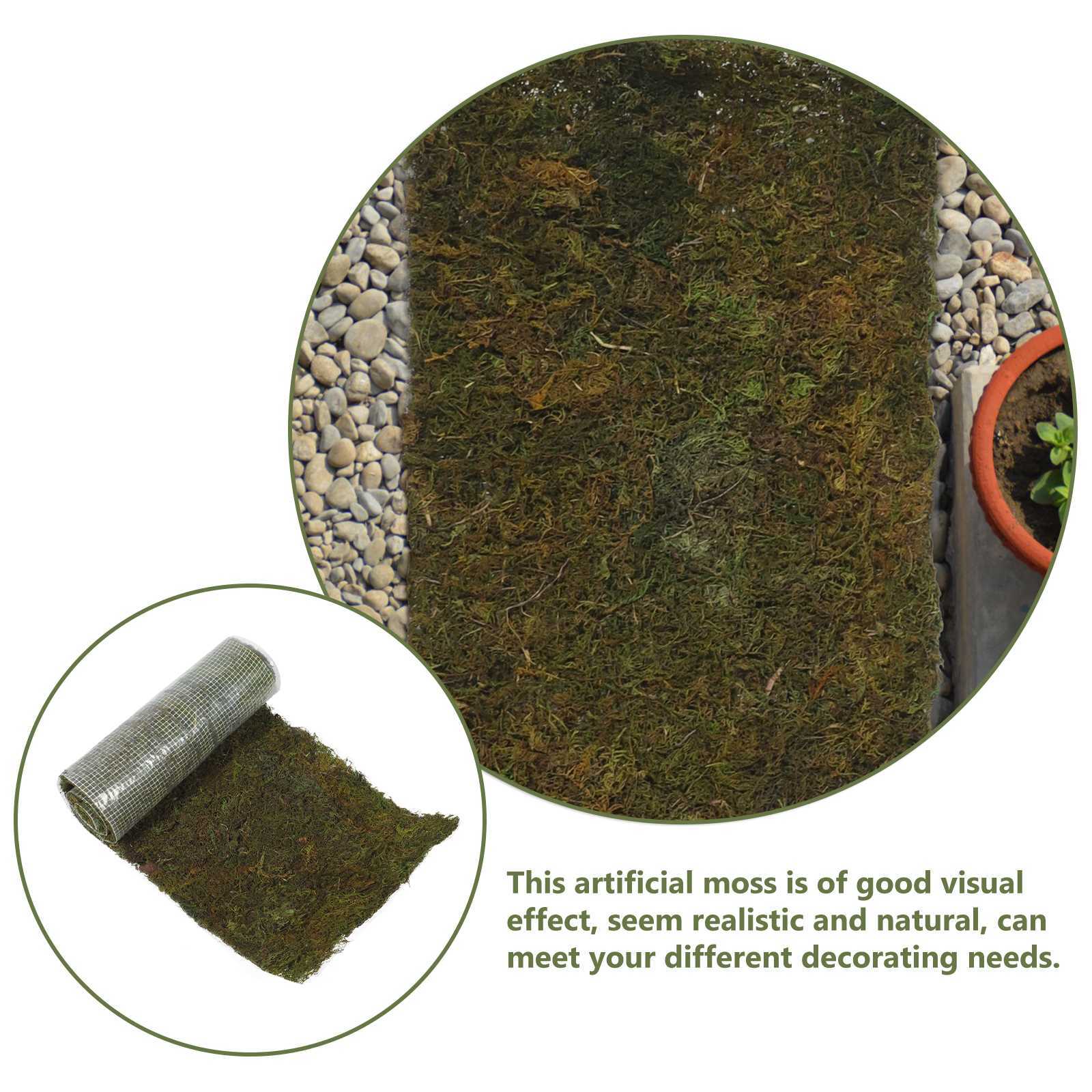 Artificial Moss Turf Artificial Moss Table Runner Turf Bonsai Versatile Grass