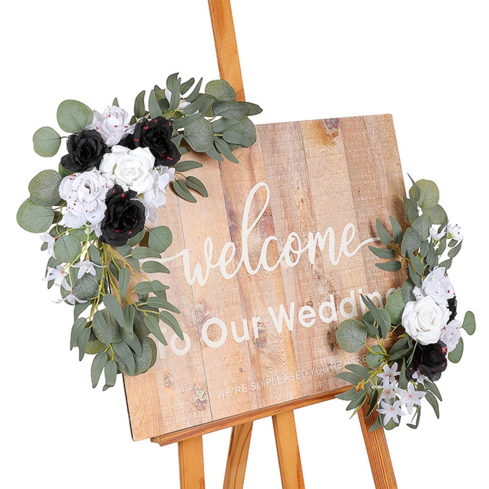 Artificial Wedding Arch Flowers Backdrop Decor Centerpiece Silk Flowers Rustic