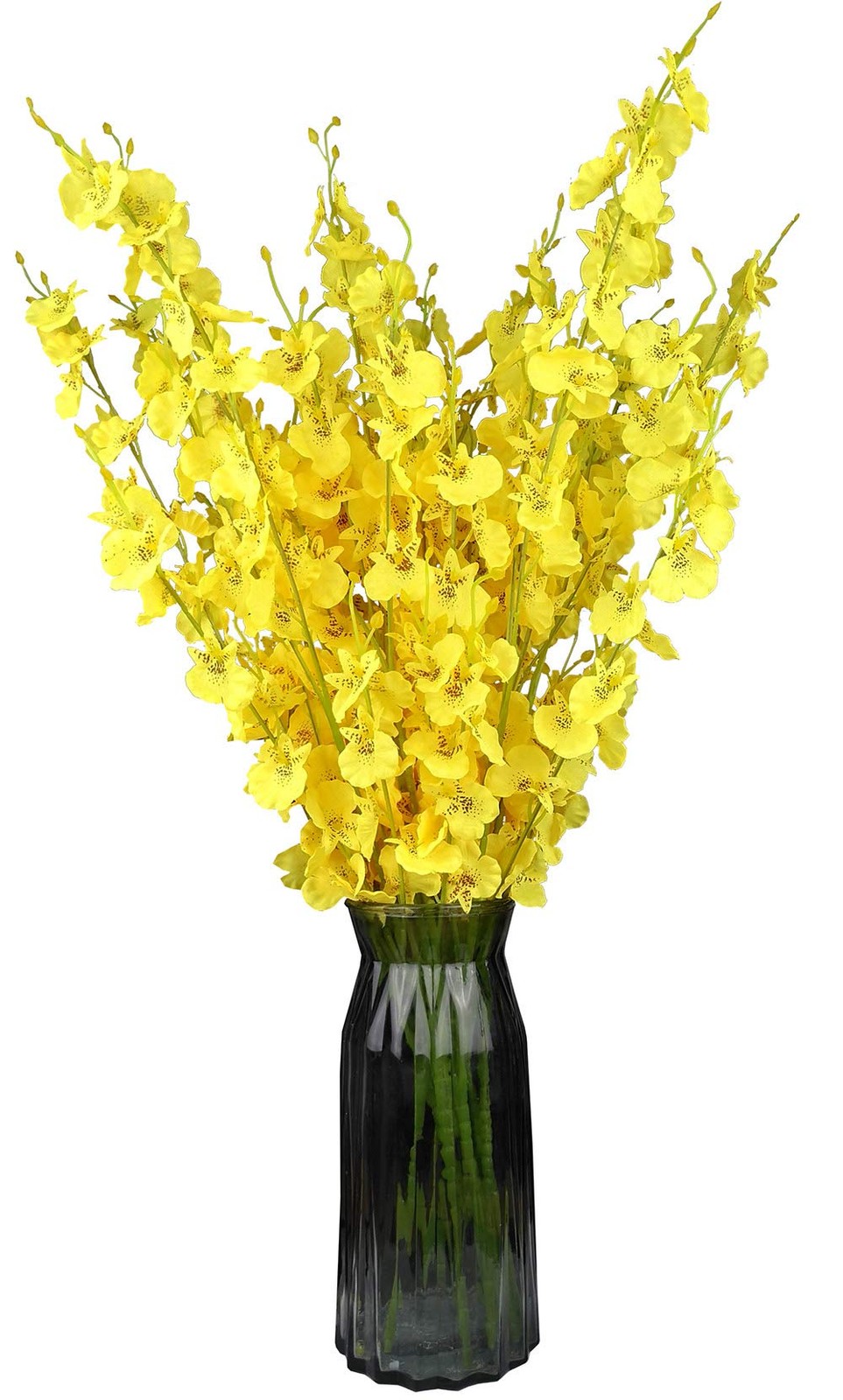 Artificial Flowers Orchids Silk Fake Flowers In Bulk 11 Pcs each 28ย For Weddi