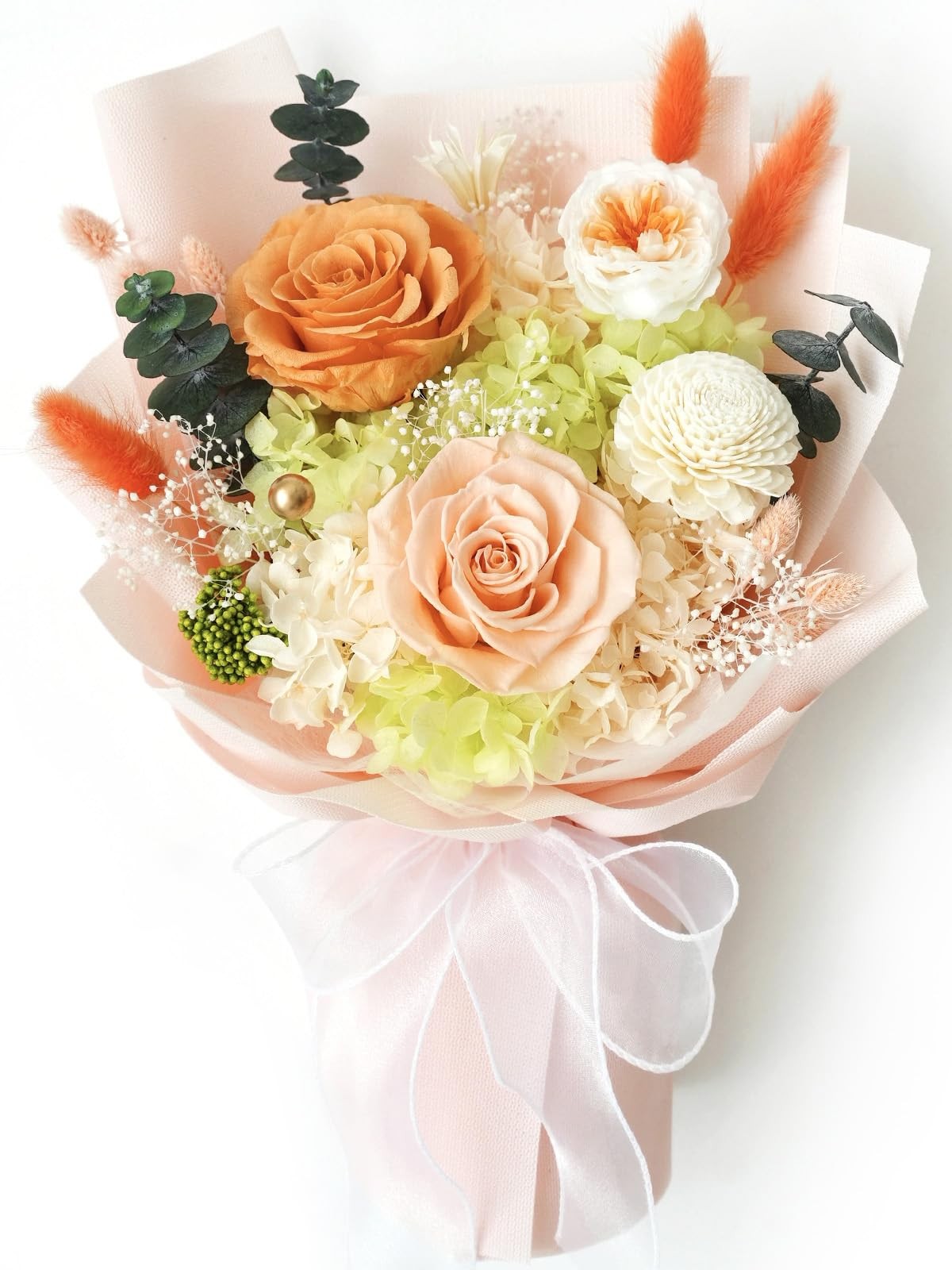 Preserved Flower Bouquet Fresh Delivery Mothers Day Birthday Gift Women Mom