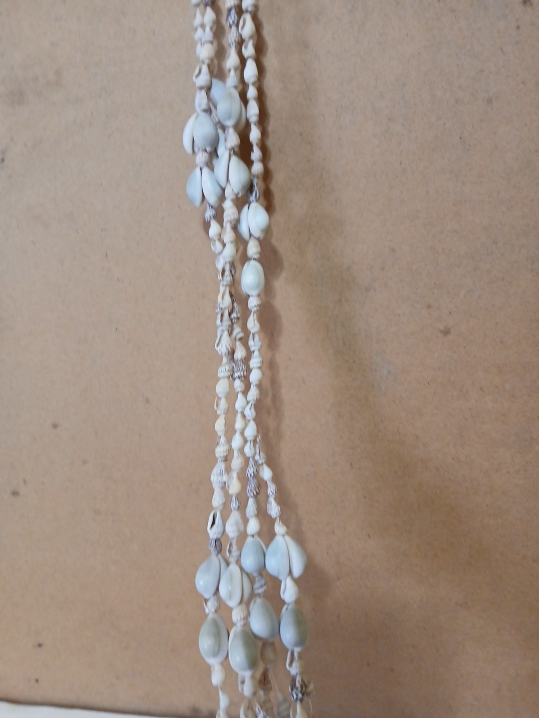 SEA SHELL PLANT HANGER ALL SHELLS NO FILLERS Approximately 36″