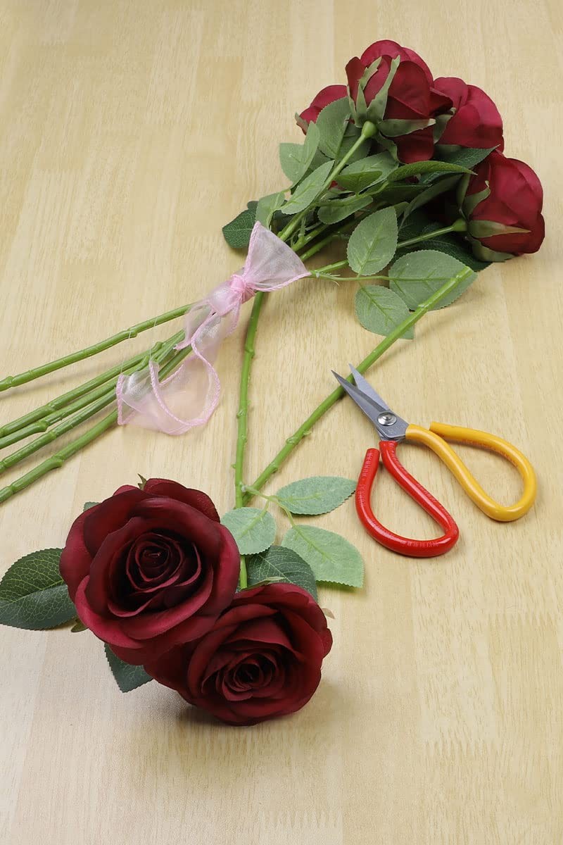 Artificial Rose Flower Artificial Flowers Flower With Long Stem Silk Roses Bouqu