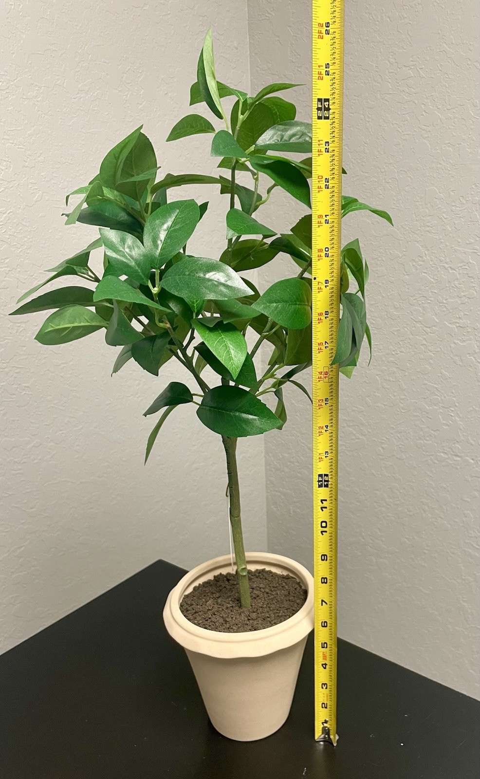 2x Green Leaf Mini Artificial Trees, Green, 2’ Tall, See Description, Brand New!