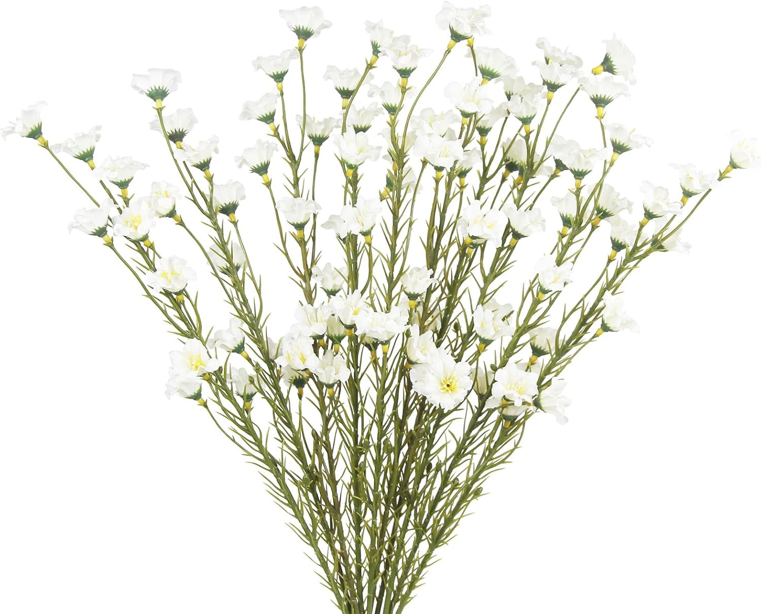 10 Pcs Artificial Wildflowers with Stems Bulk Silk Spring Flowers 21