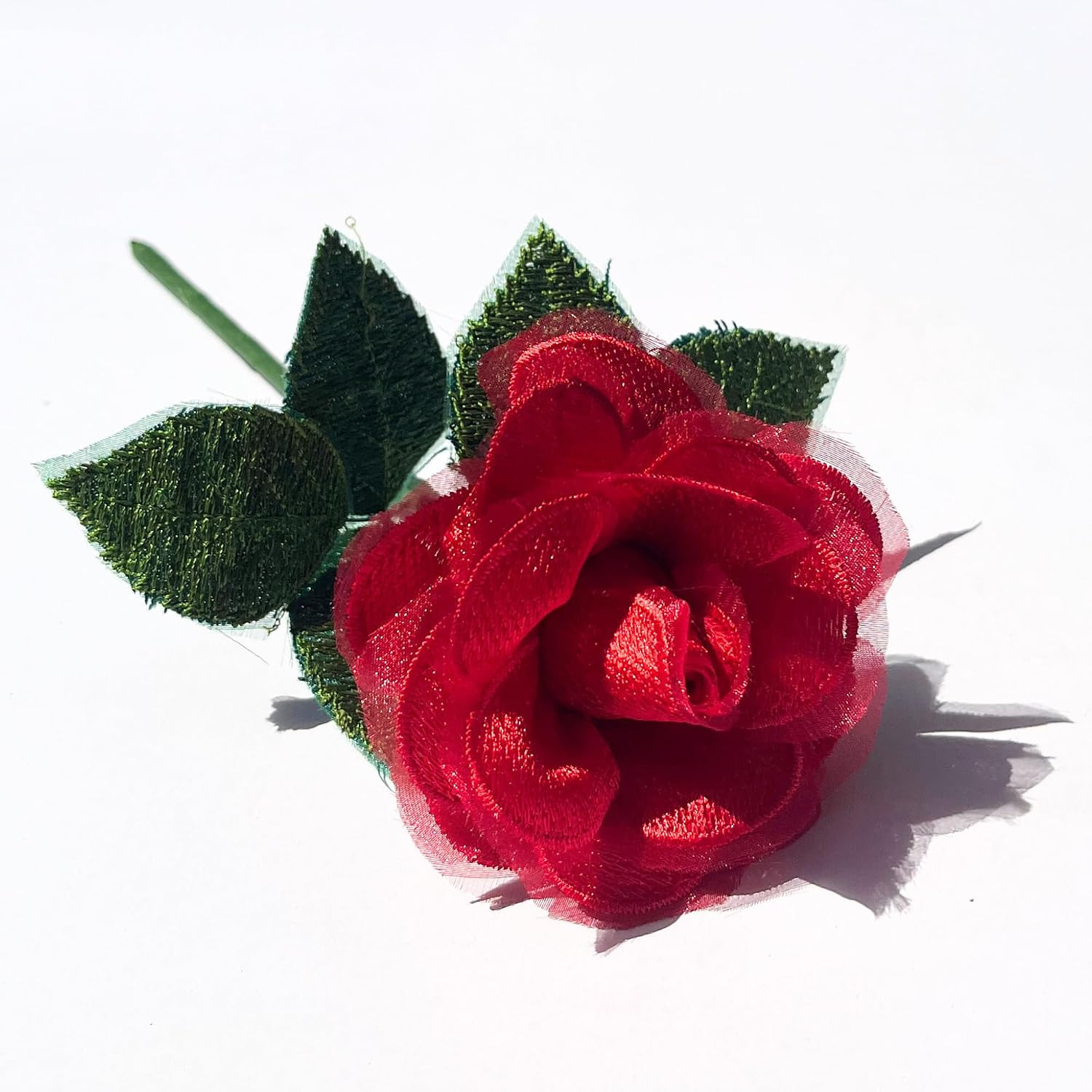 Lace Anniversary Rose Gift for Her Him -Handmade Wedding Anniversary Flower for