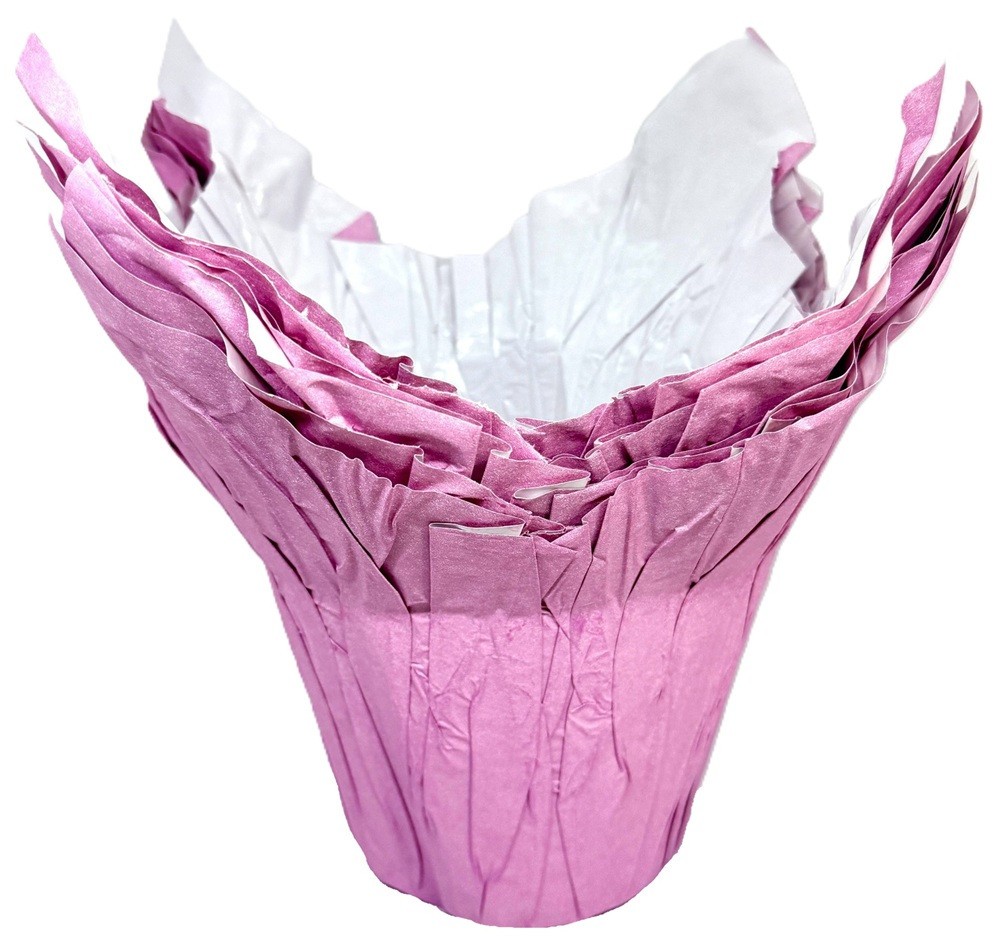 (10) LARGE 6″ FLOWER POT Kwik Covers Wrapper PINK/MAGENTA Dress Up Your Plants!
