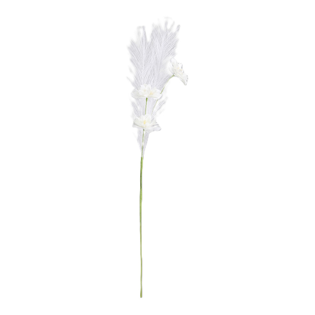 Purple Pampas Grass Branch Artificial Silk Reed Flower 75 cm for Wedding Decor