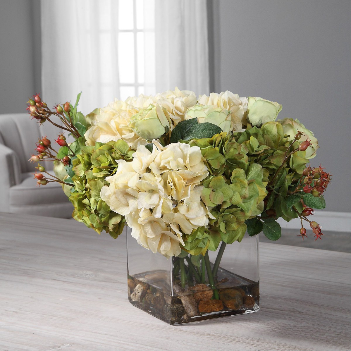 Uttermost 60155 Cecily Hydrangea Bouquet