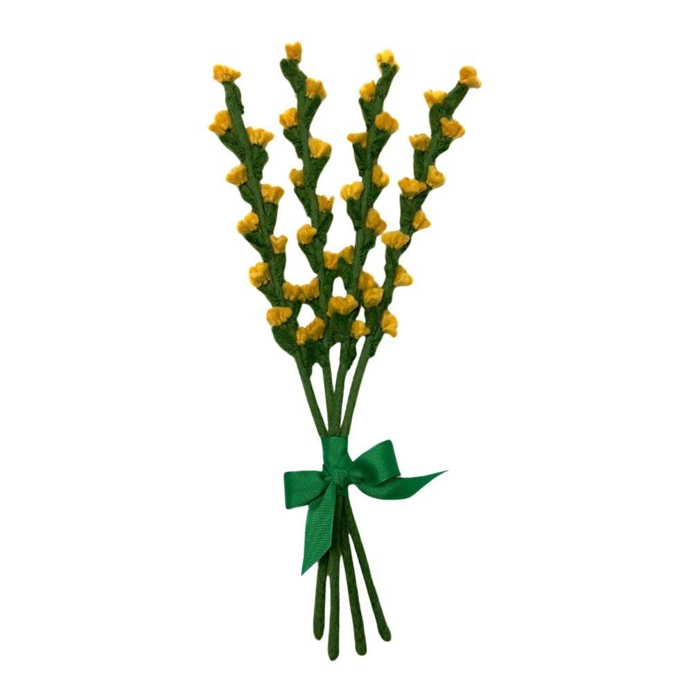 Handmade Felt Flowers for Decoration Felt Fillers & Flowers Bouquets (Cherry …