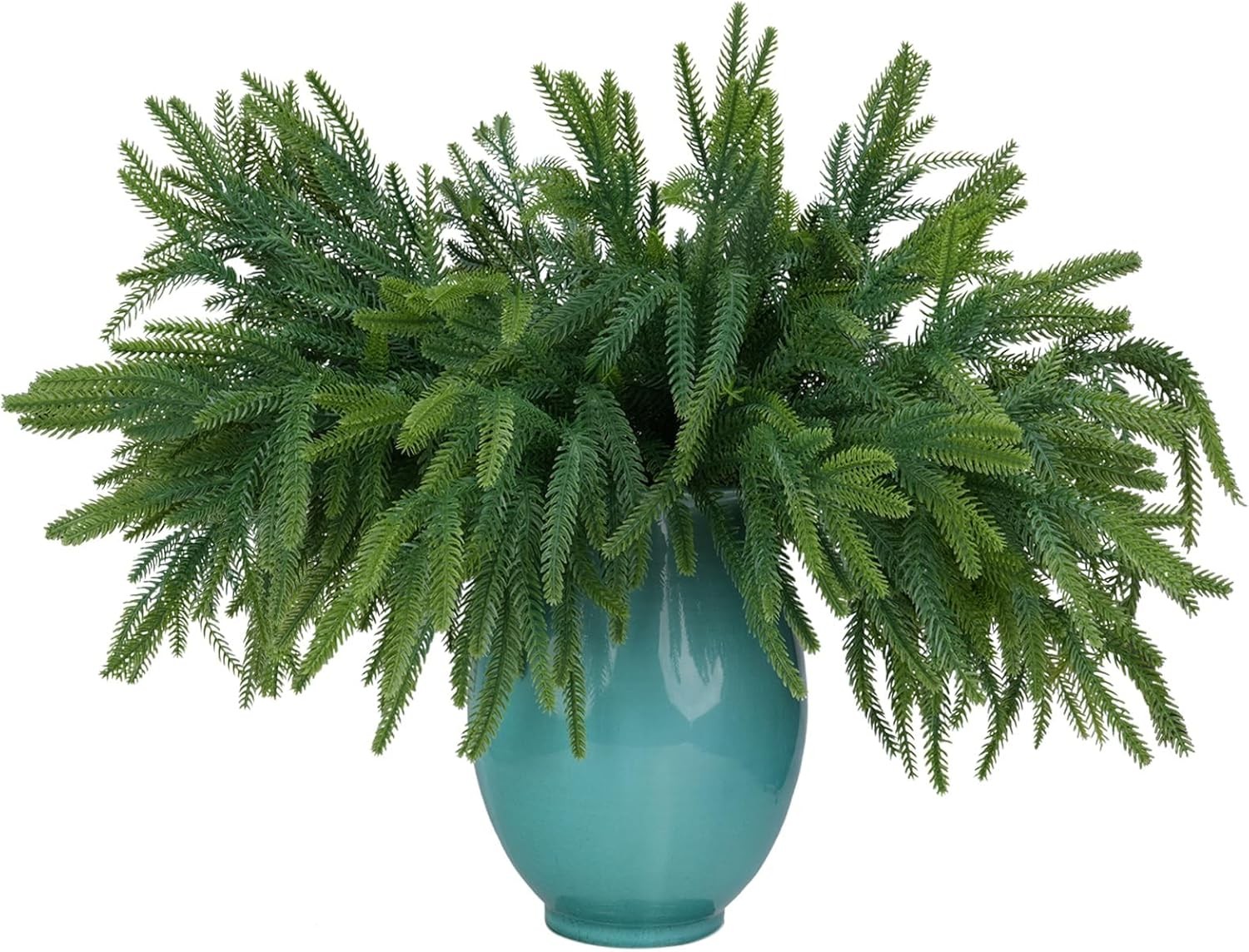 10 Pack Artificial Boxwood Stems Outdoors Unfading in The Sun Plastic Faux