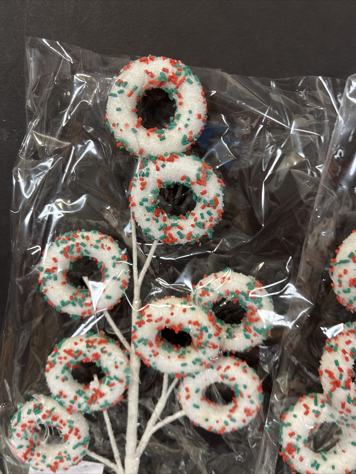 5 Sprinkle Treats Donut Doughnut 15.5” Picks Twig Spray Valerie Parr Hill Rare