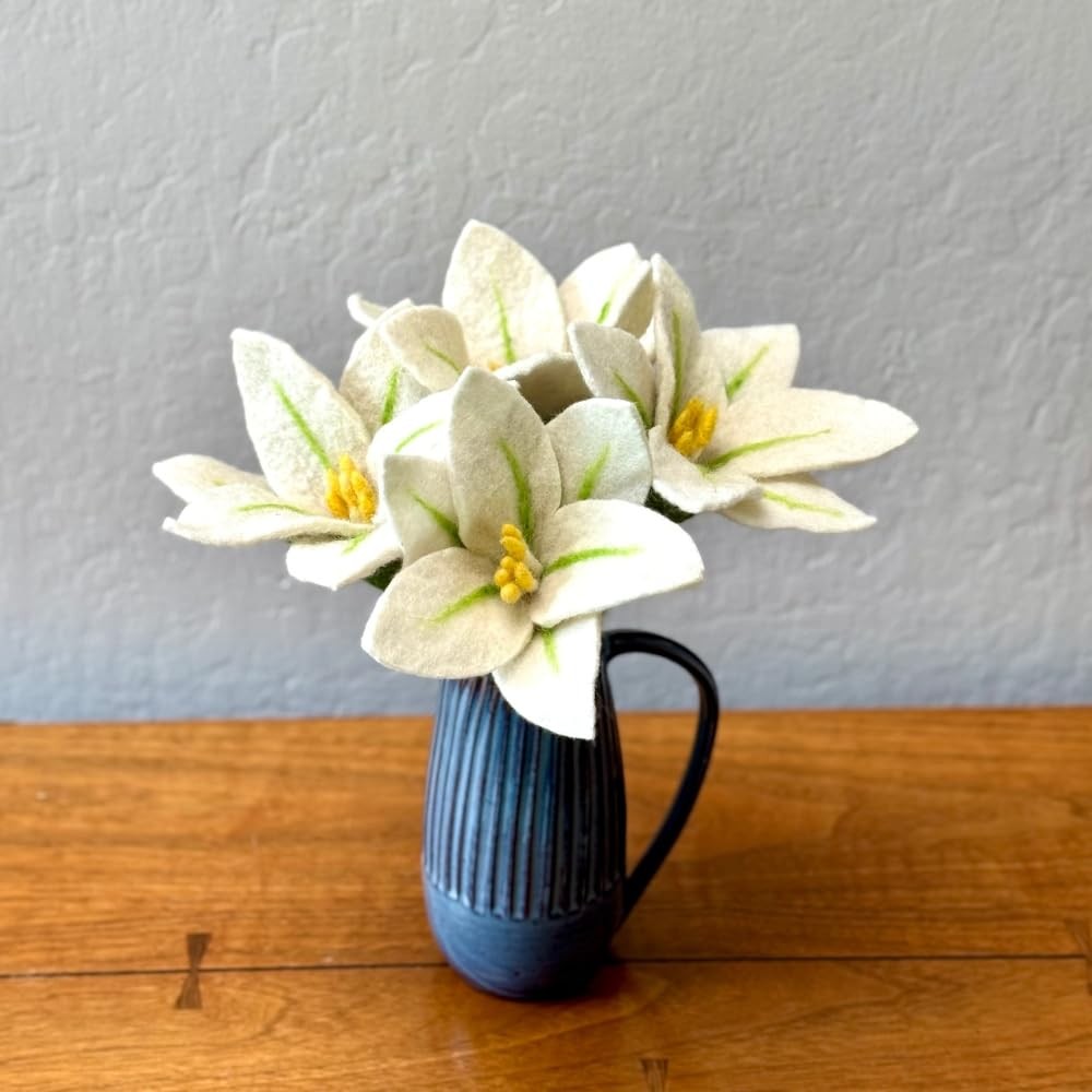 Handmade Felt Flowers for Decoration Felt Flower Bouquets Fall & Holiday Vale…