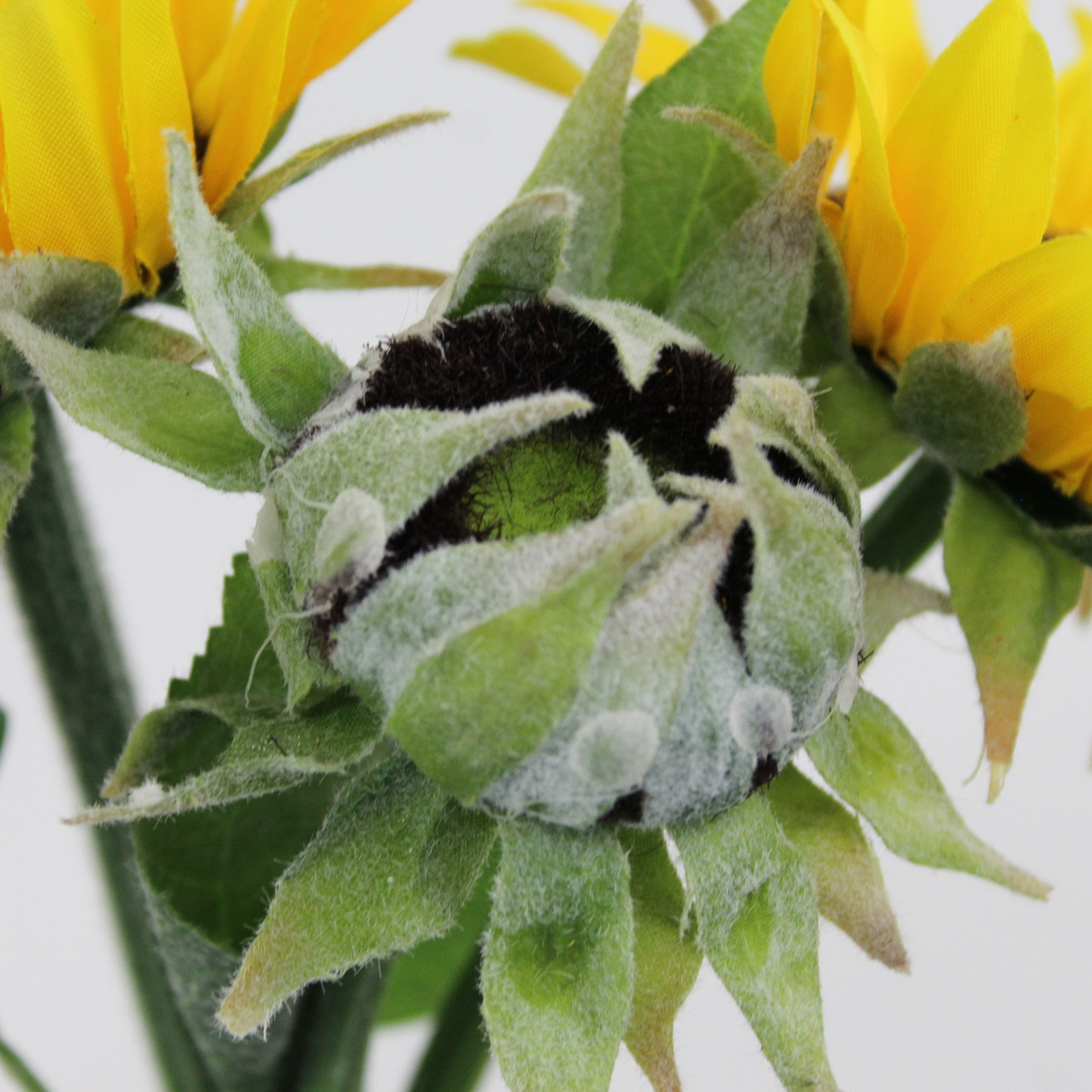 4 Melrose International Yellow 11.5″ Faux Silk Sunflower Stems