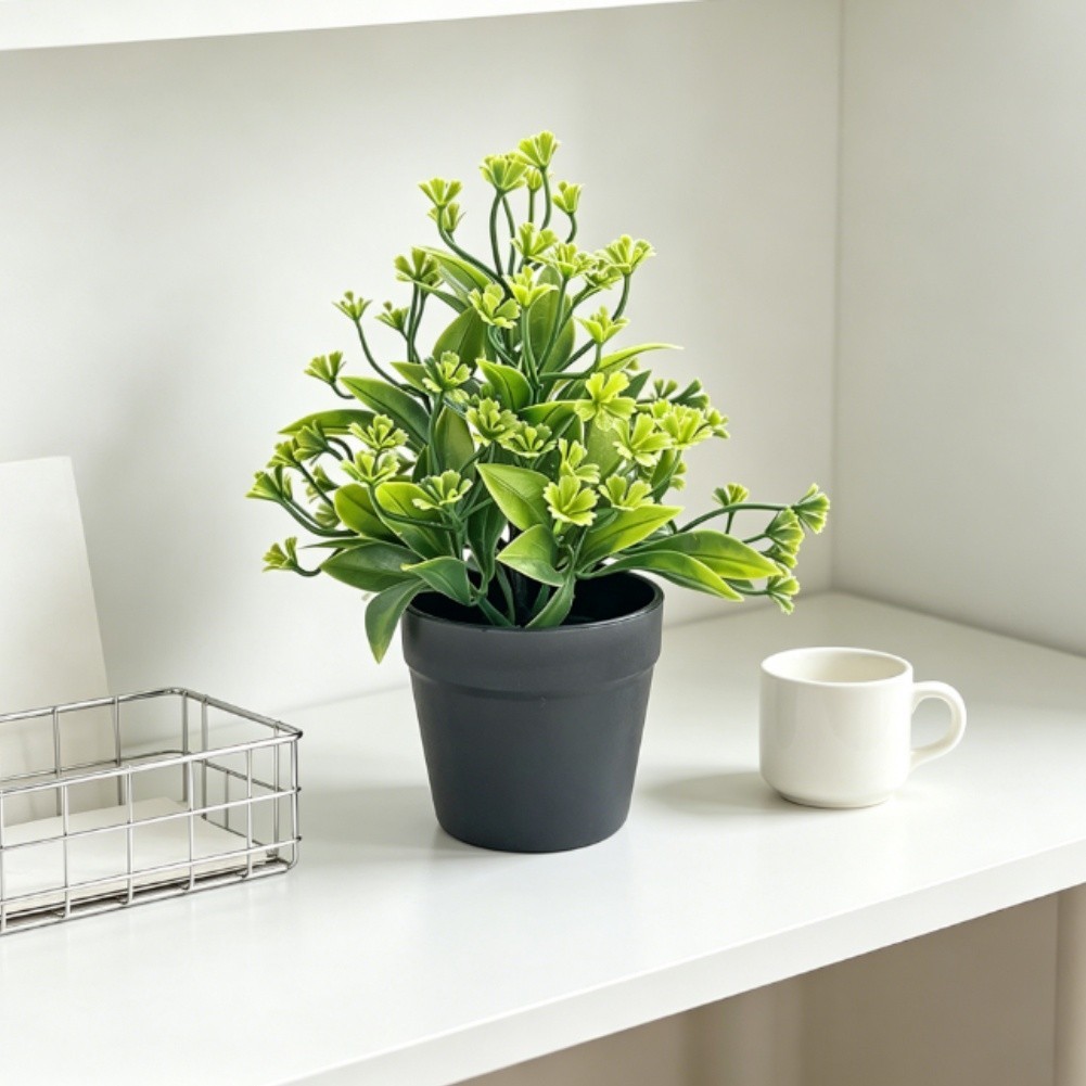 Artificial Daisy Potted Plants Plastic Simulation Flowers for Home Decor Wedding