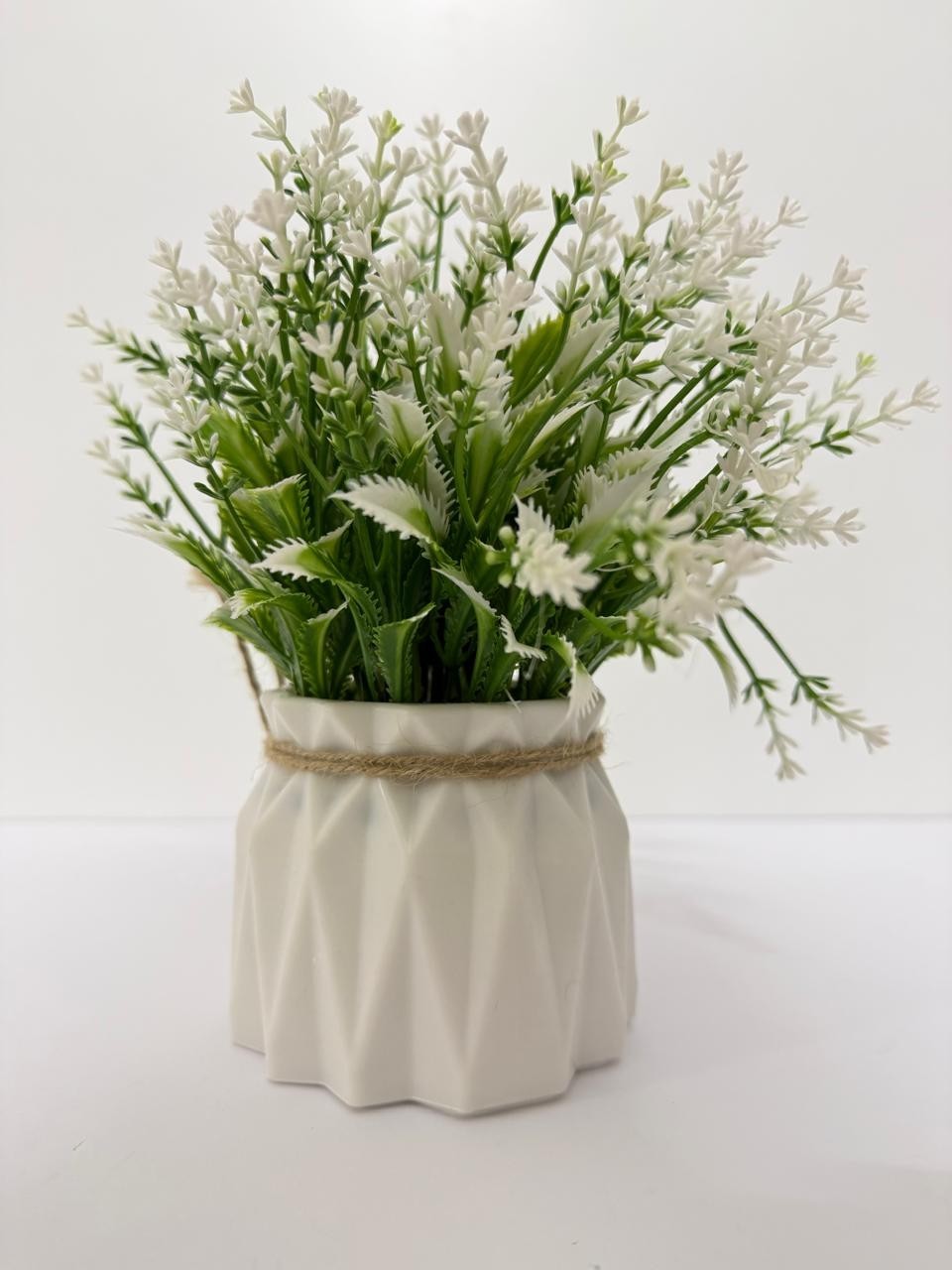 Artificial Lavender Plant Rustic Farmhouse Floral Arrangement Cottage Decor