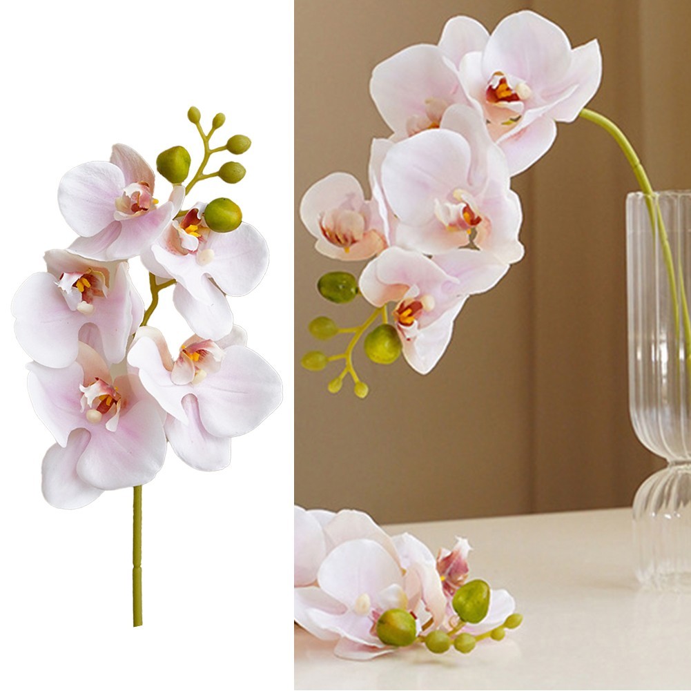 Lifelike Flowers Phalaenopsis Orchid Garden Decor Home Decor DIY Decoration