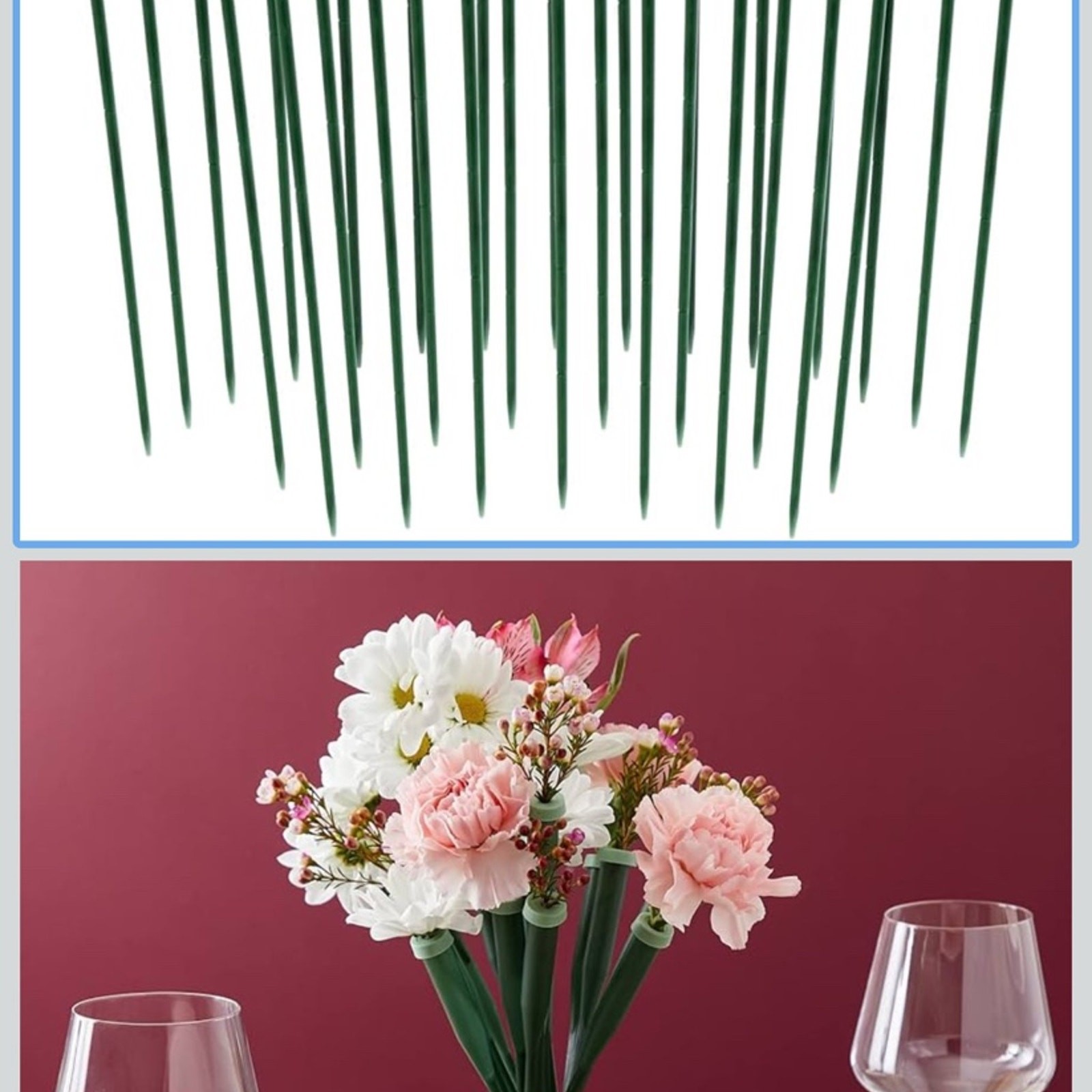 Bright Creations 30 Pack Stem Water Tubes for Floral Arrangements with Caps,