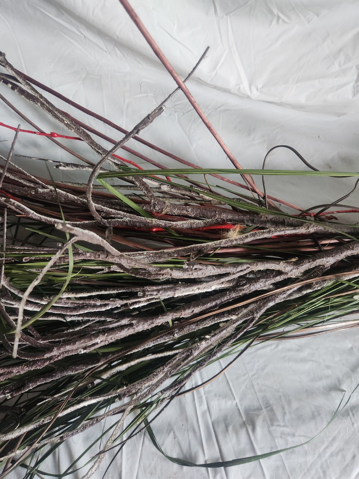 Decorative Artificial Willow Branch Set with White LED Lights for Indoor/Outdoor
