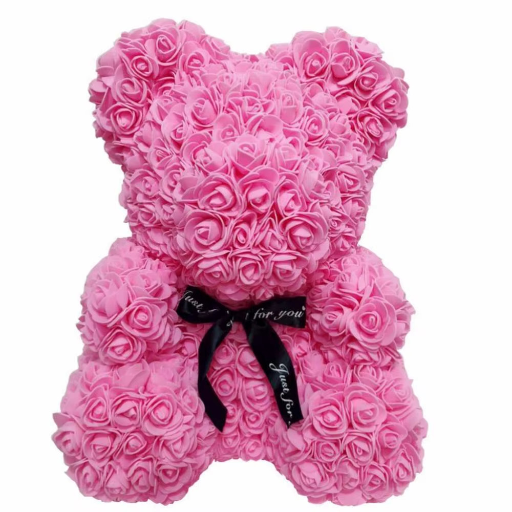 1Pc 25Cm Artificial Foam Flowers Panda Bear Rose Bear Romantic Creative Gifts F